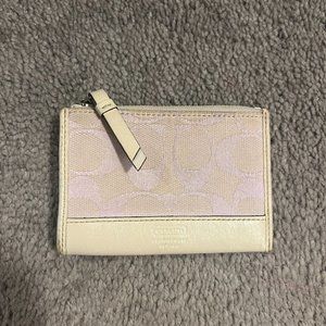 Lavender Coach Mini Wallet